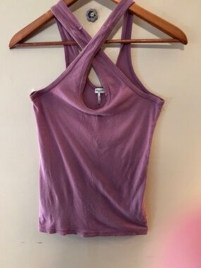 Splendid Purple Racerback Tee -- Size Small